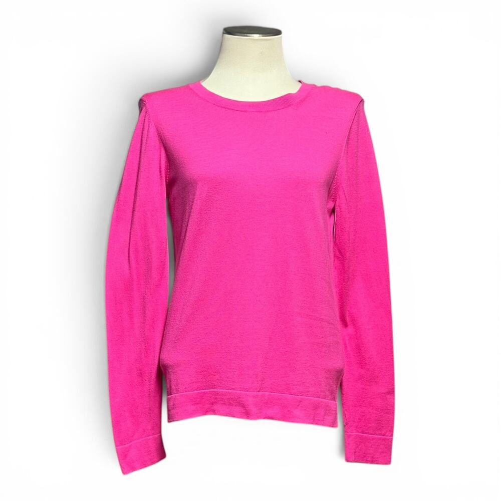J.Crew Cotton Teddie Sweater Pink Medium